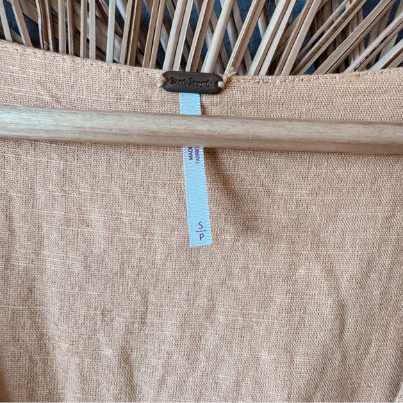 Free People Mustard Sleeveless Dress SZ S - Picture 5 of 10